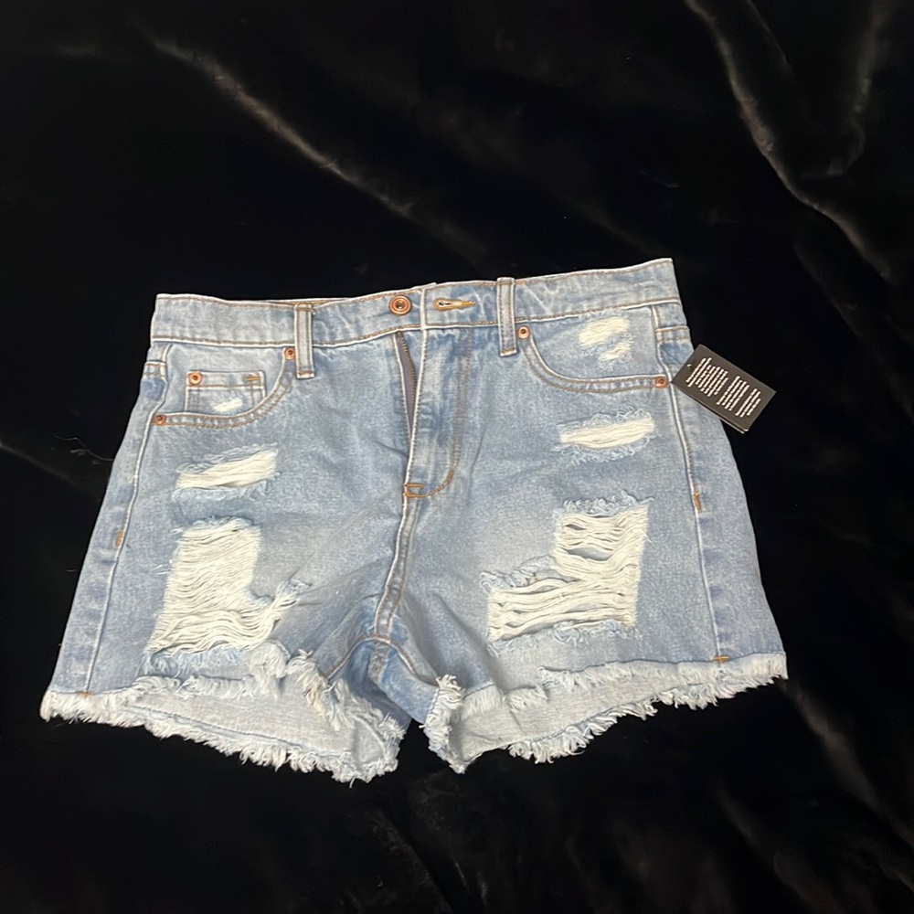 Blue wash short size 5